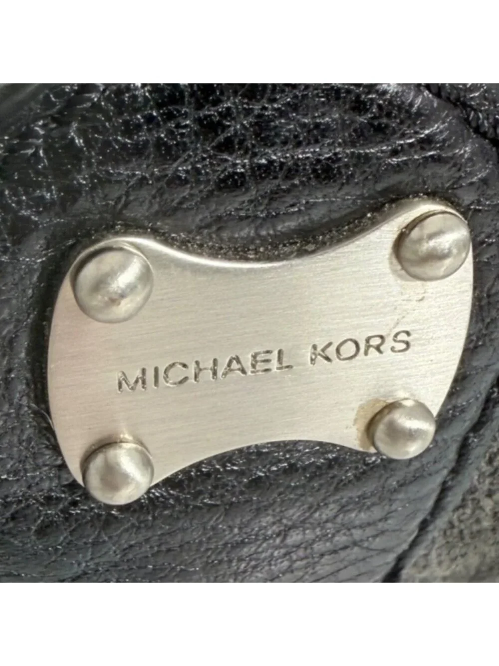 Michael Kors Saratoga Gray Suede Hobo Bag w Chain Side Accents - Picture 3 of 15